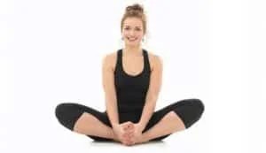 yoga for football bound angle pose