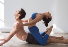YogaFX Couple doing Yoga