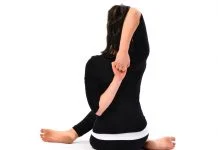 YogaFX Ghomukasana arms