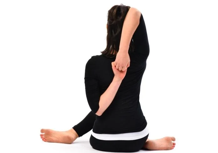 YogaFX Ghomukasana arms YogaFX Ghomukasana arms