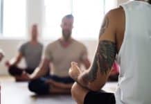 Diversity People Exercise Class Relax Concept