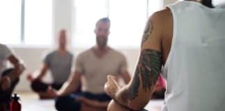 Diversity People Exercise Class Relax Concept