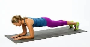 pectoral exercises plank pose