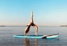 paddleboard yoga