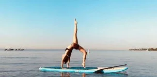 paddleboard yoga