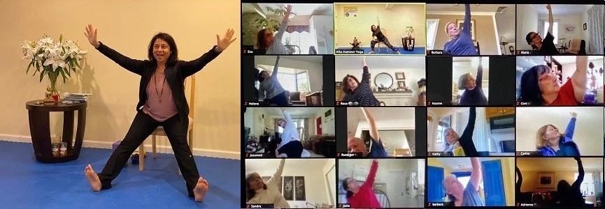 online yoga lesson