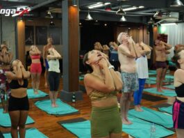 How to Apply for Bikram Yoga Teacher Training in Bali: Step-by-Step A YogaFX applicant working through the self-paced online pre-course modules covering anatomy, posture sequencing, and dialogue basics before arrival.
