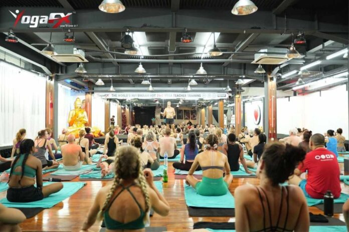 Yoga instructor trainee counting required training hours toward a Yoga Alliance RYT 200 certification during a hybrid teacher training program Yoga instructor trainee counting required training hours toward a Yoga Alliance RYT 200 certification during a hybrid teacher training program